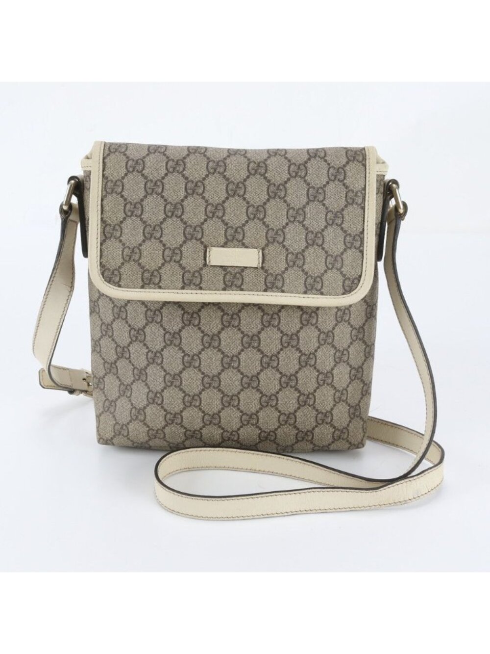 Gucci GG Supreme Leather Shoulder Bag